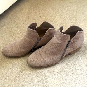 Target suede booties